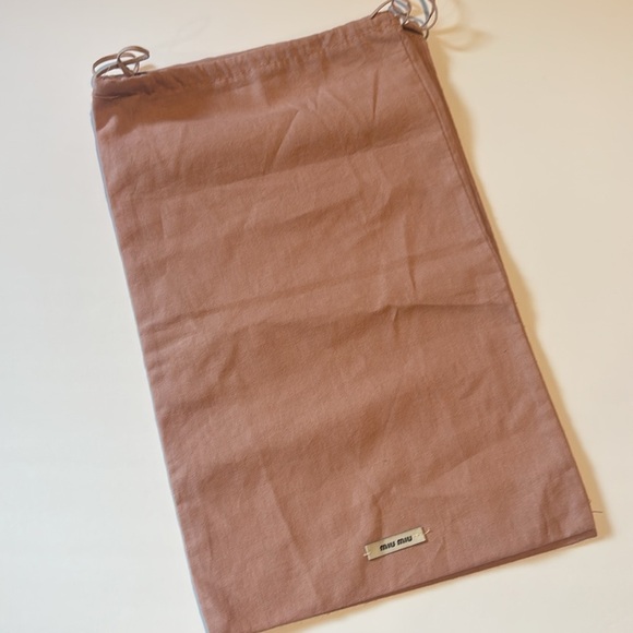New MIU-MIU Shoes Dust/Storage bag Cotton - Picture 6 of 6
